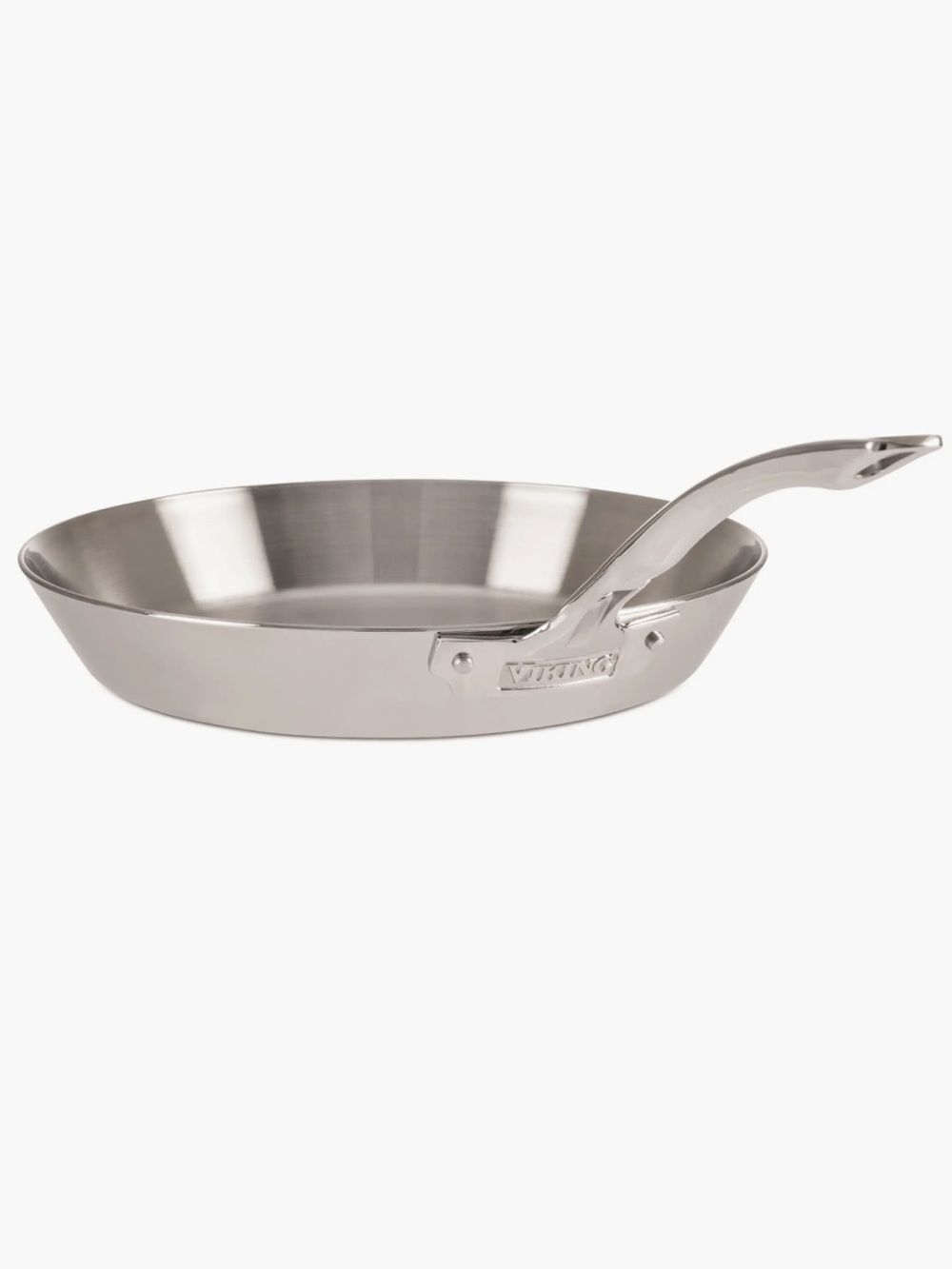 Viking Stainless Steel 3-Ply and Bonded Stainless Steel Fry Pan 12”